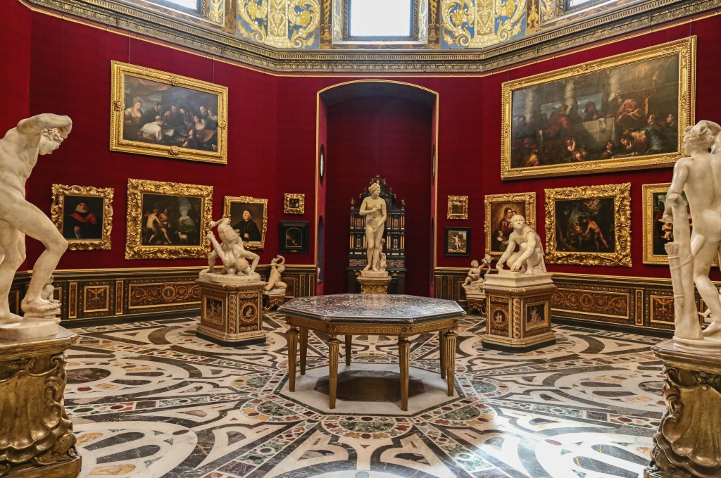 The Tribune at the Uffizi gallery