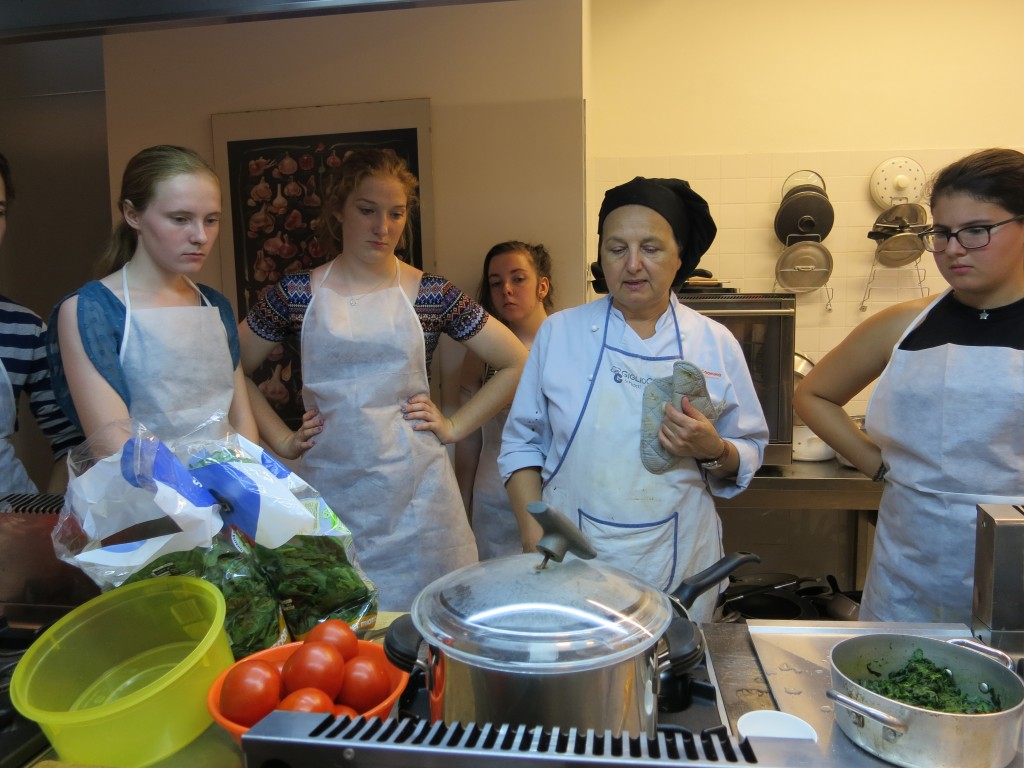 Setting the stage for a classic pomodoro sauce