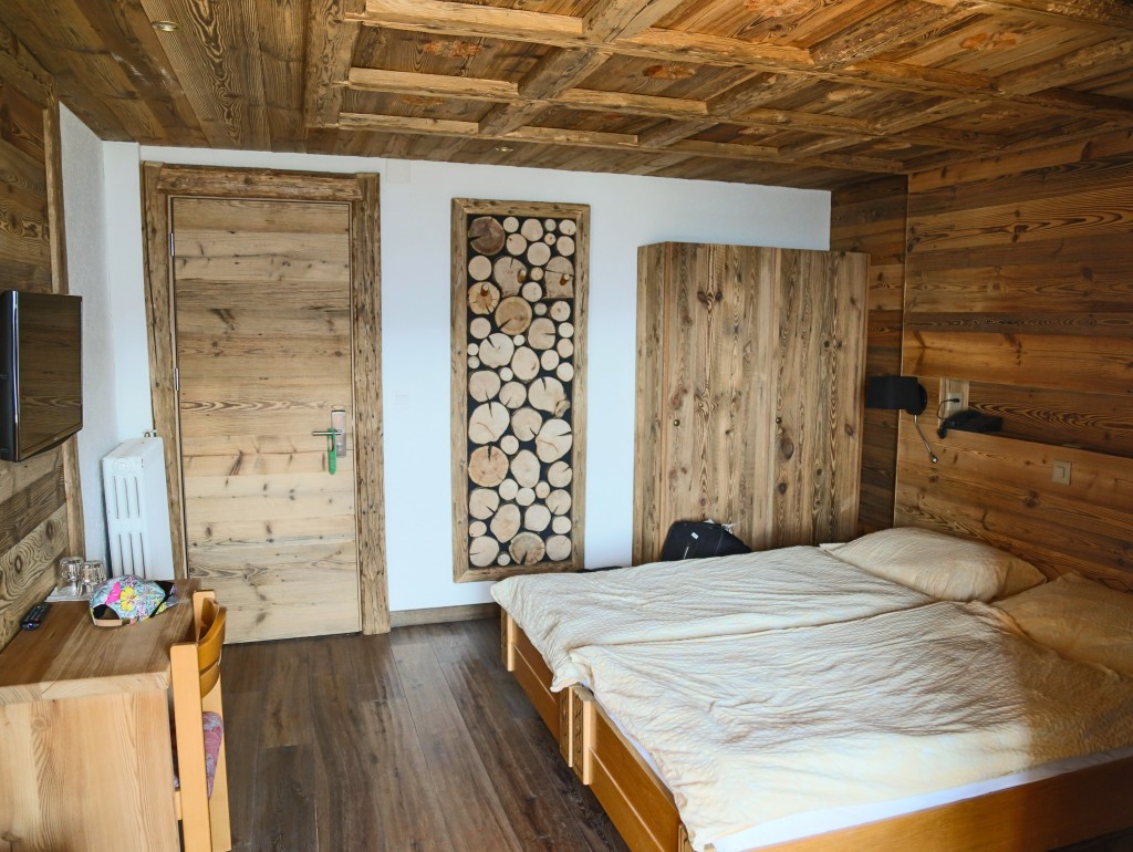 Sleek and modern digs at the Hotel Le Grand Chalet