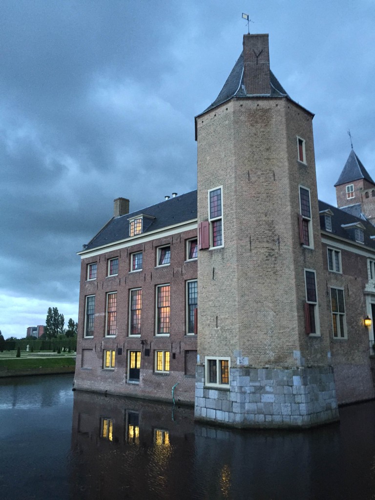 Stayokay Heemskerk stands imposingly against the sky. (Photo by Spencer C.)