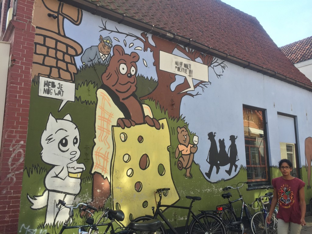 Cheese town wall art. (Photo by Lindsey T.)
